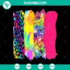 Lisa Frank brushstrokes sublimation design in SVG PNG format for instant download, trending and vibrant colors.