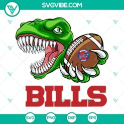 Buffalo Bills Dinosaur Svg Design - Instant Download