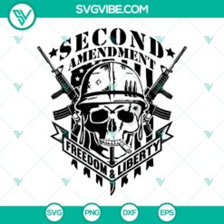 US Army Veteran & Military Patriotic SVG design for defending Second Amendment freedom.
