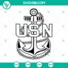 Nautical Navy Anchor USN SVG Cut Files Design 171 for Instant Download, perfect for crafting projects.