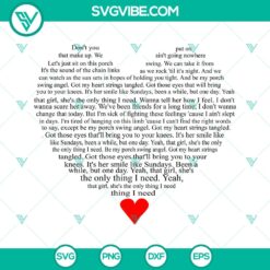 Porch Swing Angel By Muscadine Bloodline SVG &ndash; Instant Download