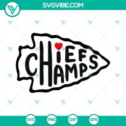 Chiefs Champs Super Bowl 2021 SVG for Cricut & Silhouette - Instant Download, ideal for crafting projects.