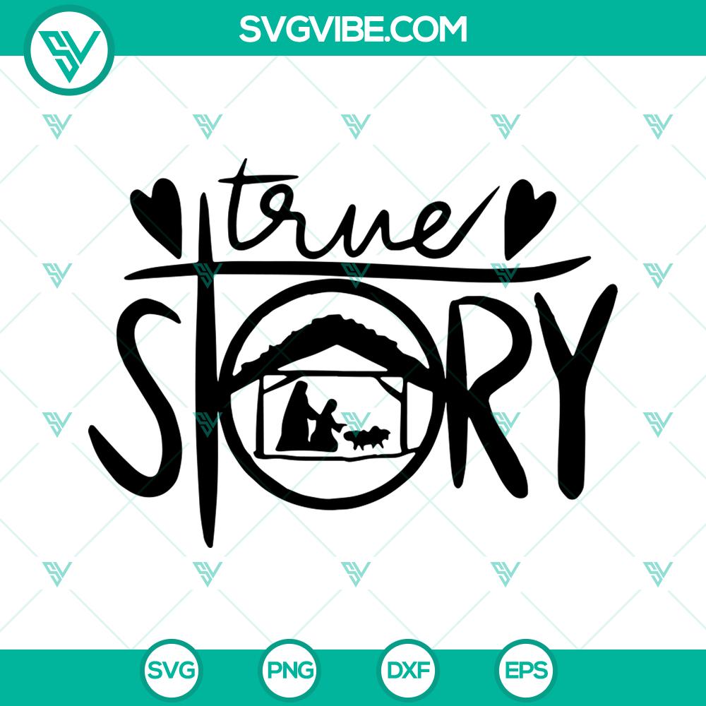 mockup-87177853.jpg Christmas Nativity Shirt SVG featuring Baby Jesus, Christian True Story design. Instant Download for festive wear.