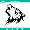Howling wolf SVG cut files, design 232 clipart for Cricut & CNC crafting.
