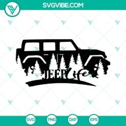 Jeep Life SVG Bundle: Jeep Svg, Mountain Pine Tree, Jeep Accessories - Instant Download