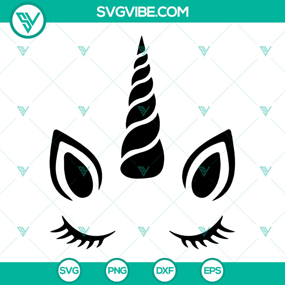 mockup-904705939.jpg Unicorn SVG Bundle featuring face, monogram, clipart & cut file for Cricut, perfect for crafts and projects.