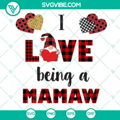 Mamaw Grandma Gnome SVG Family Bundle, perfect for crafting and gifts. Includes instant download. Perfect for grandmother gifting.