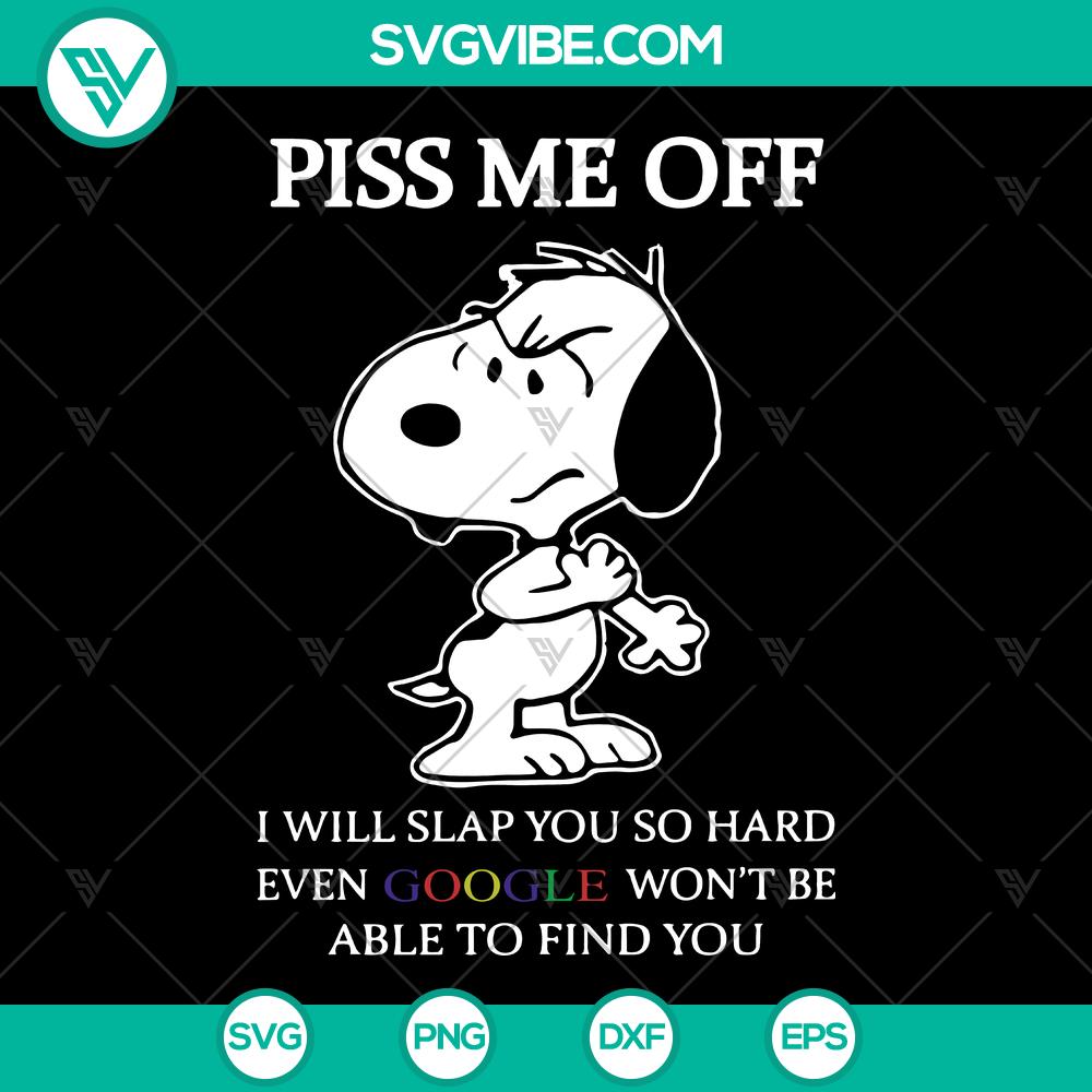 mockup-915722843.jpg Angry Snoopy SVG cut file for instant download, funny design for crafts.