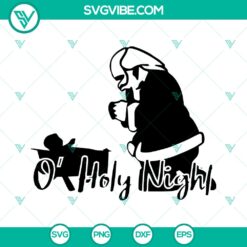 O Holy Night Kneeling Santa SVG Bundle - Instant Download