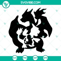 Charizard Pokemon SVG for Cricut &amp; Silhouette - Digital Layered Design