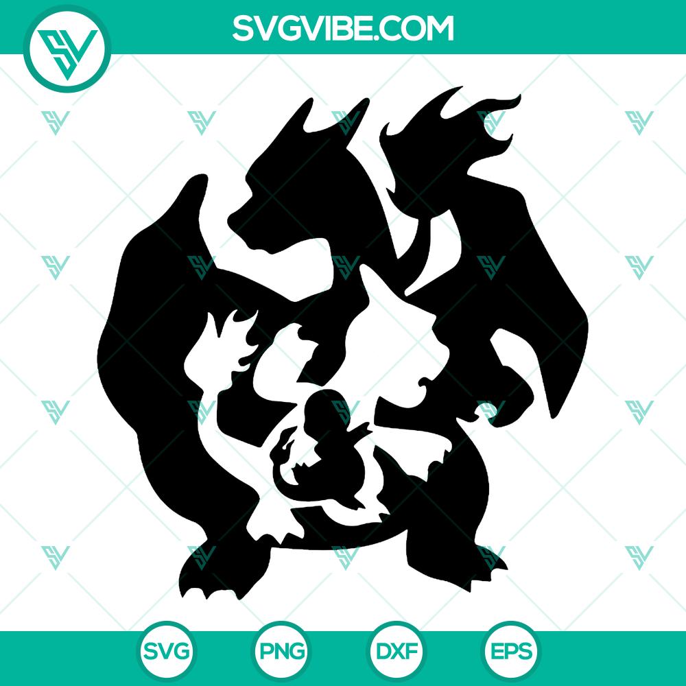 mockup-922407105.jpg Charizard Pokemon SVG digital design for Cricut & Silhouette - Layered file perfect for crafting.