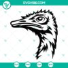 Ostrich SVG set with animal silhouette clipart and vector pack, perfect for projects.