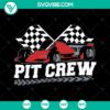 Pit crew & checkered flag car racing party SVG bundle for instant download, perfect for race-themed celebrations.