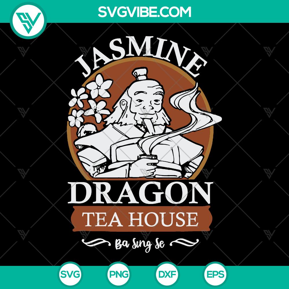 mockup-946387918.jpg Jasmine Dragon Tea House SVG featuring Ba Sing Se Logo for Tea Lovers Gift. Instant Download for Avatar: The Last Airbender fans.