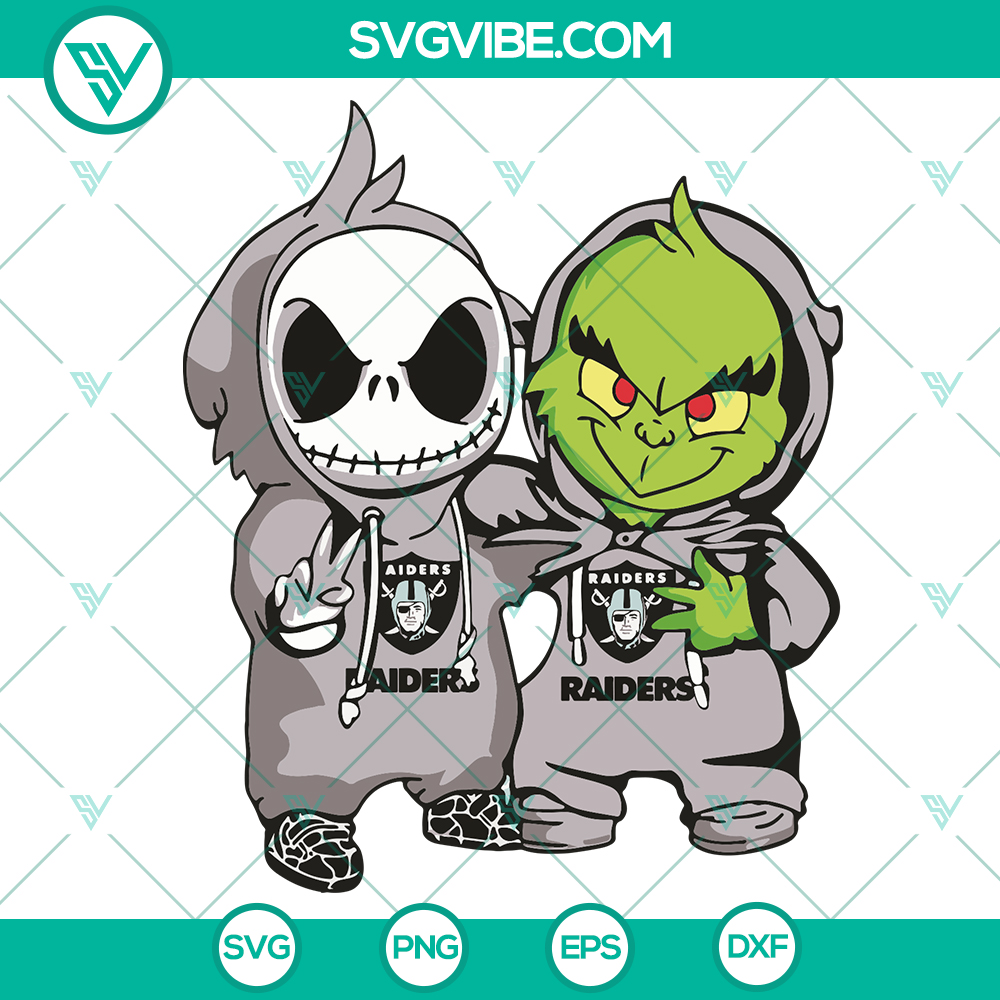 mockup-951395001.jpg Jack and Grinch Las Vegas Raiders Sport Svg with NFL Football Teams and Super Bowl design. Perfect for football fans.