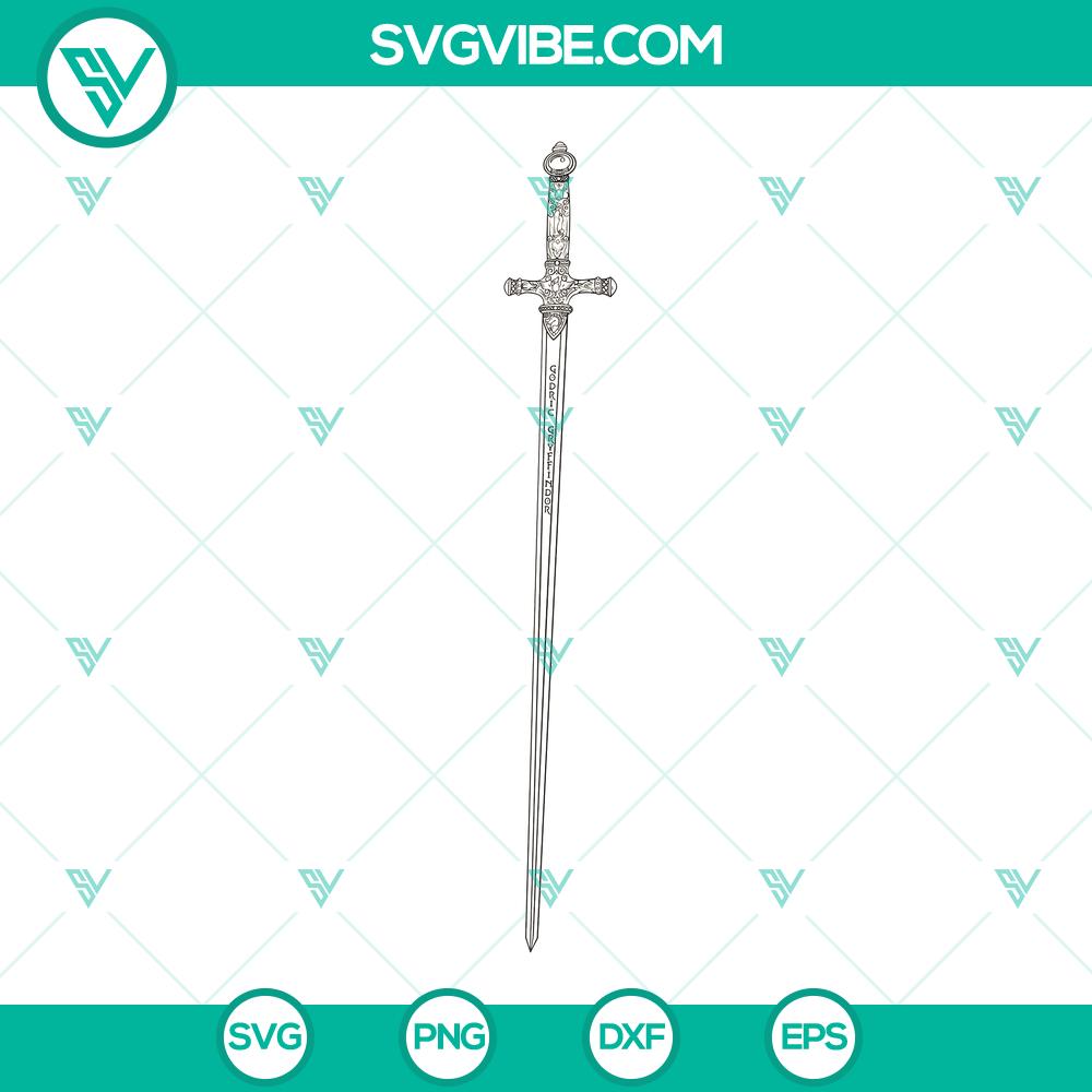 “Gryffindor Sword SVG Vector Outline – Harry Potter Cut File” Gryffindor sword SVG vector outline, ideal as a Harry Potter cut file. Perfect for HP fans and craft projects.
