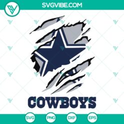 Dallas Cowboys NFL Scratch Design SVG PDF DXF EPS PNG Silhouette Instant Download