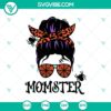 Momster Halloween SVG design featuring a spooky and scary mom theme, perfect for Halloween crafting projects.
