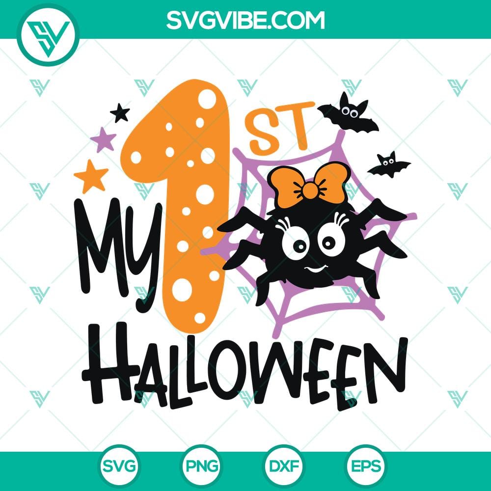 my-first-halloween-svg-1st-halloween-svg-happy-halloween-svg.jpg "My First Halloween SVG with cute design, perfect for 1st Halloween celebration. Happy Halloween SVG for festive crafts."