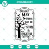 My Your Day Be Scary and Rightful SVG design with Halloween elements and text "Oct 31" for spooky holiday projects.