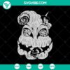 Spooky Nightmare Before Christmas Characters in Oogie Boogie Face SVG, perfect for Halloween crafts and décor.