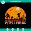 Spooky Nightmare Halloween SVG with Zombie, Cemetery, and Horror Elements, perfect for Halloween crafts.