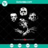 Spooky Nightmare Rhapsody SVG featuring horror characters for Halloween celebration, perfect for digital crafting projects.