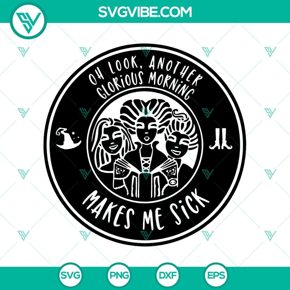 oh-look-another-glorious-morning-svg-halloween-svg-scary-svg-hocus-pocus-svg.jpg Creepy Halloween SVG featuring "Oh Look Another Glorious Morning" design inspired by Hocus Pocus movie. Great for spooky decor.