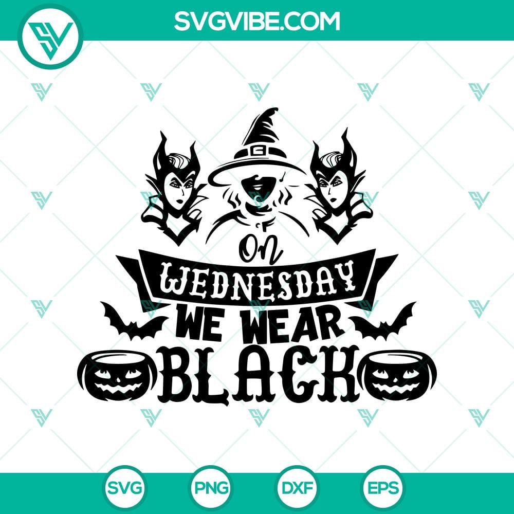 on-wednesdays-we-wear-black-svg-wicked-queen-svg-halloween-svg.jpg On Wednesdays We Wear Black SVG and Wicked Queen SVG - Halloween-themed digital design for crafts and apparel.