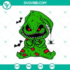 Oogie Boogie Halloween SVG inspired by The Nightmare Before Christmas with intricate design for crafting projects.