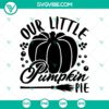 Our Little Pumpkin Pie SVG with Halloween and Scary elements, perfect for October 31 crafts.