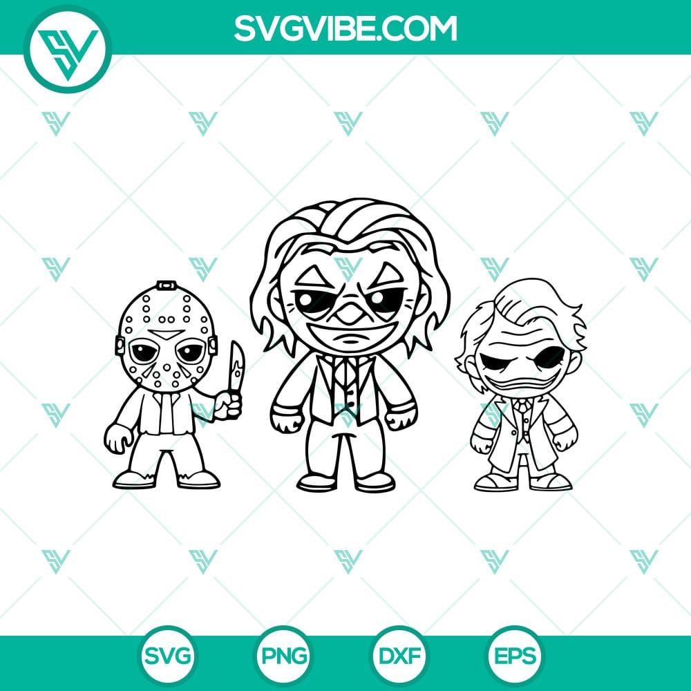 outline-horror-svg-jason-michael-and-joker-svg-halloween-svg.jpg Spooky Halloween-themed SVG featuring outlines of horror icons Jason, Michael Myers, and Joker. Great for digital design projects.