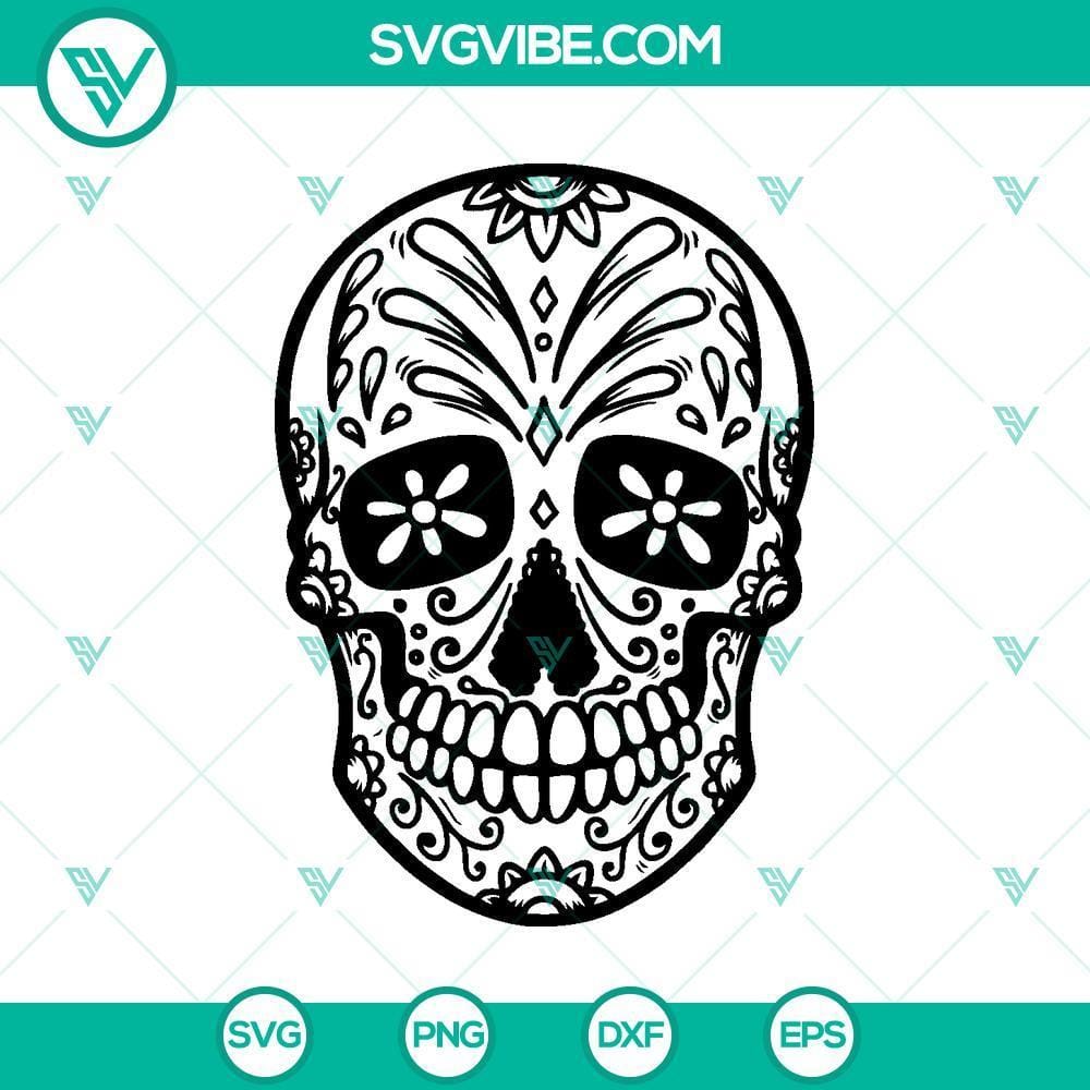 pattern-skull-svg-skull-svg-halloween-svg-death8217shead-svg-1.jpg Patterned skull SVG design for Halloween with a death's-head motif, ideal for crafts and digital projects.