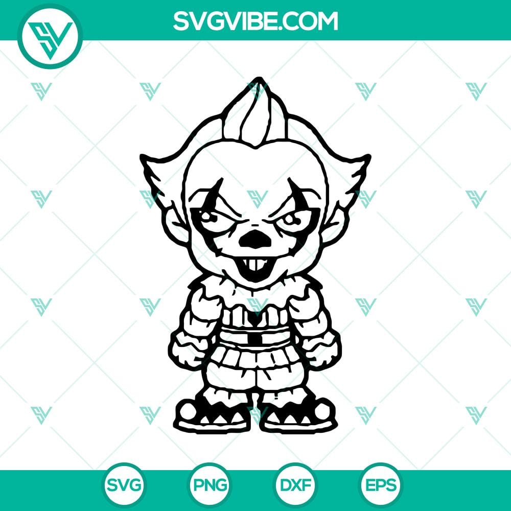 pennywise-chibi-characters-svg-horror-characters-svg-halloween-svg.jpg Creepy Pennywise chibi characters SVG, horror characters SVG perfect for Halloween designs.