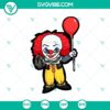 Pennywise Horror SVG featuring Pennywise Chibi and other horror characters for Halloween.