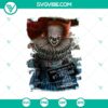 Pennywise Mugshot SVG featuring a Halloween-themed design. Perfect for spooky crafting projects.