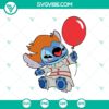 Pennywise Stitch SVG design for Halloween with horror elements.