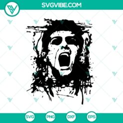 Creepy Pennywise Halloween SVG graphic with Horror Characters, ideal for crafts and projects.