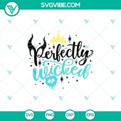 Villain Witches SVG design, Perfectly Witched SVG featuring Disney villains for Halloween.