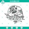 Petty State Of Mind SVG featuring a Floral Skull design for Halloween, perfect for crafting and cutting projects.