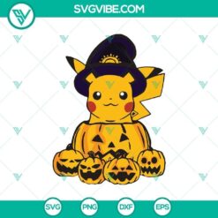 Pikachu Halloween SVG, Pikachu SVG, Halloween SVG