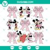 Pink Bow Coquette Mickey Minnie Valentine’s Day | Disney Love Cut Files 3