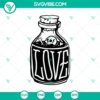 Spooky Poison Love Halloween SVG design, perfect for Halloween crafts and decorations.