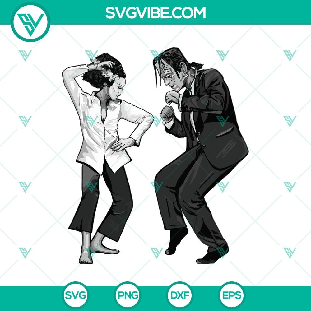pulp-frankenstein-dance-svg-frankenstein-svg-halloween-svg.jpg Pulp Frankenstein Dance SVG with Halloween theme for crafting projects.