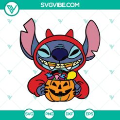 Pumpkin Candy x Stitch SVG with Happy Halloween design for Halloween crafts and decorations, Halloween-themed digital product.