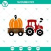 Pumpkin Truck Halloween SVG with horror and scary Halloween elements for spooky projects.