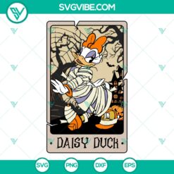 Retro Daisy Duck Mummy Halloween SVG | Funny Mummy Disney Cut Files