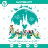 Retro Disney Christmas SVG DXF EPS PNG files with festive holiday designs featuring classic Disney characters in a vintage style.