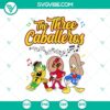 Disney-themed Halloween cut files featuring The Three Caballeros characters in SVG, DXF, EPS, and PNG formats for Cricut and Silhouette machines.