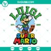 Retro Luigi SVG | Super Mario Bros Luigi Cut Files for Cricut & Silhouette 3